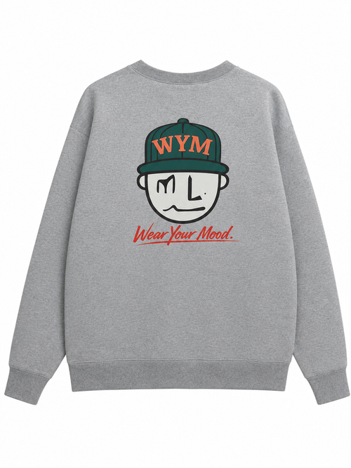 Weird People Embroidered Heavyweight Sweatshirt | MLABEL.
