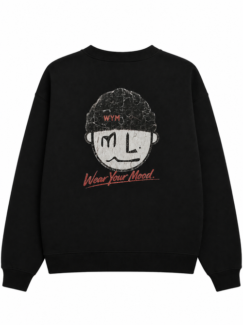 mPose. Embroidered Heavyweight Sweatshirt | MLABEL.