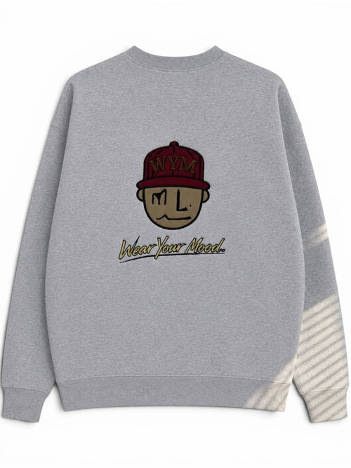 Hugs Embroidered Heavyweight Sweatshirt | MLABEL.