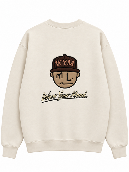 NO Embroidered Crewneck| MLABEL. thumbnail 3