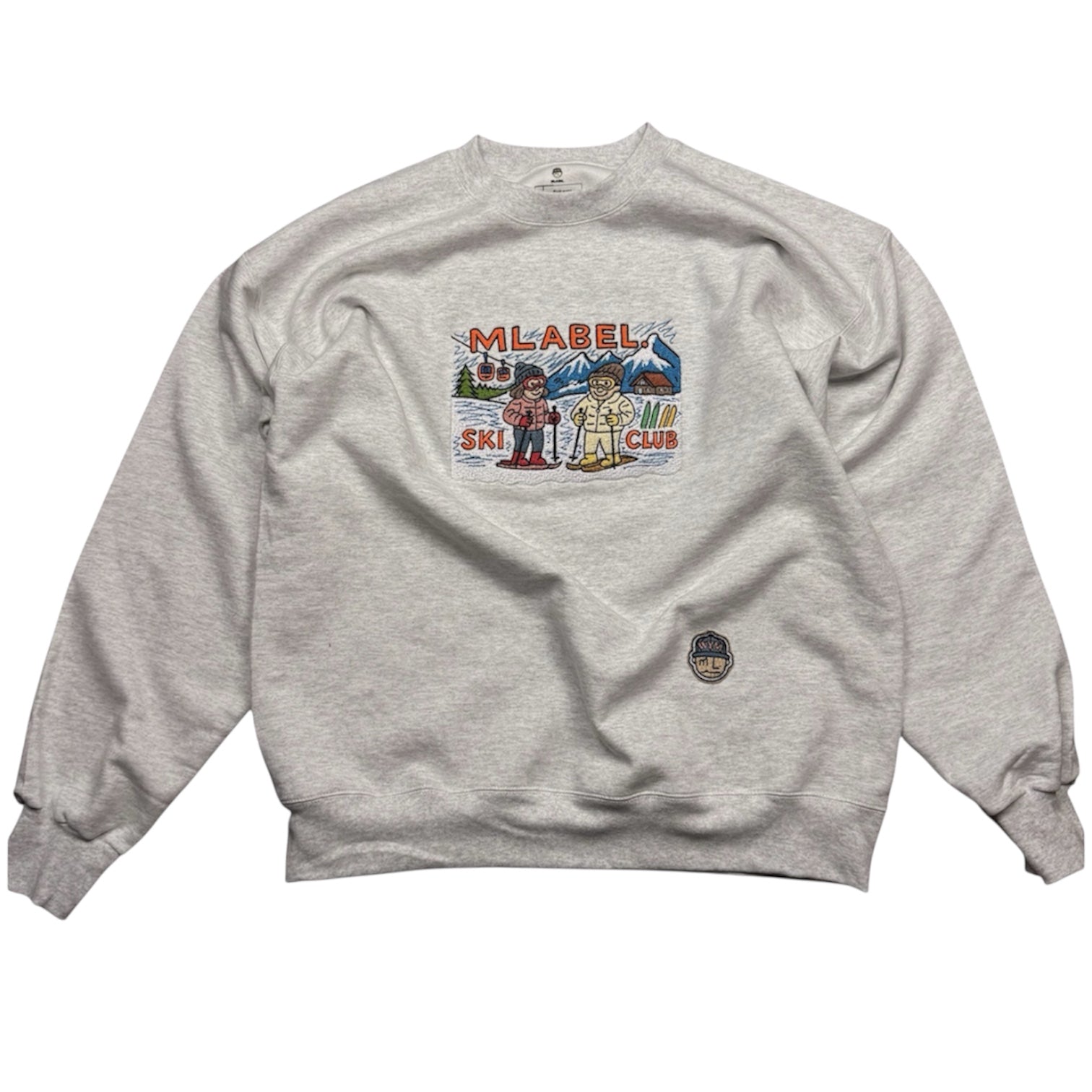 “MLABEL. Ski Club”
: A chaotic, colorful winter club you didn’t know you needed.