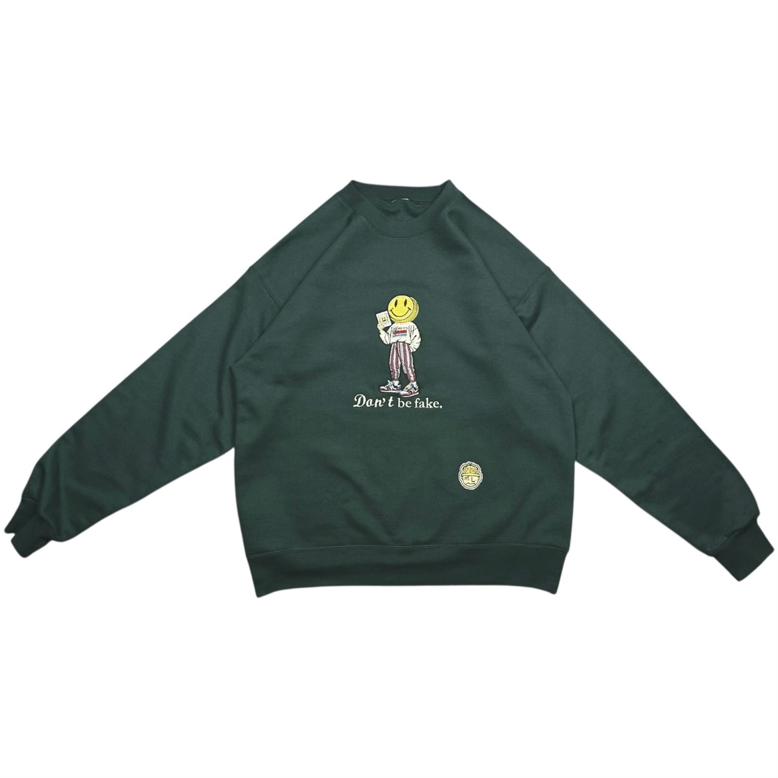 Genuine Embroidered Heavyweight Sweatshirt | MLABEL.